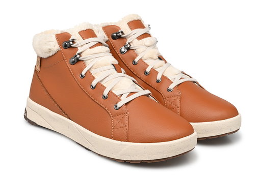 Saola Winterschuhe Bergen Warm (Leder, Fleecefutter) braun Damen
