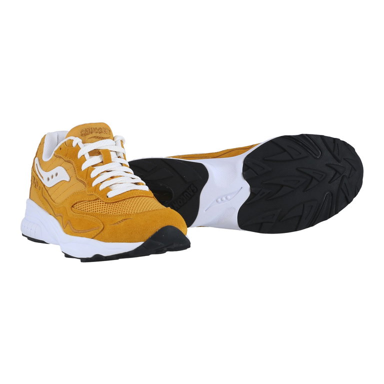Saucony Sneaker 3D Grid Hurricane mustardgelb/beige Herren