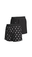 adidas Unterwäsche Boxershorts Woven schwarz/schwarz - 2 Stück