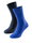 Schiesser Tagessocke Crew 95/5 Organic Cotton royalblau/nachtblau- 2 Paar