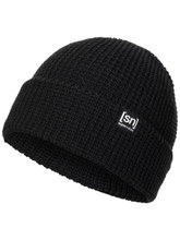 super natural Wintermütze City Beanie (Merinowolle, ideale Thermoregulation) schwarz - 1 Stück