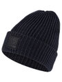 super natural Czapka zimowa Julie Beanie (wełna merino, idealna termoregulacja) czarna - 1 sztuka