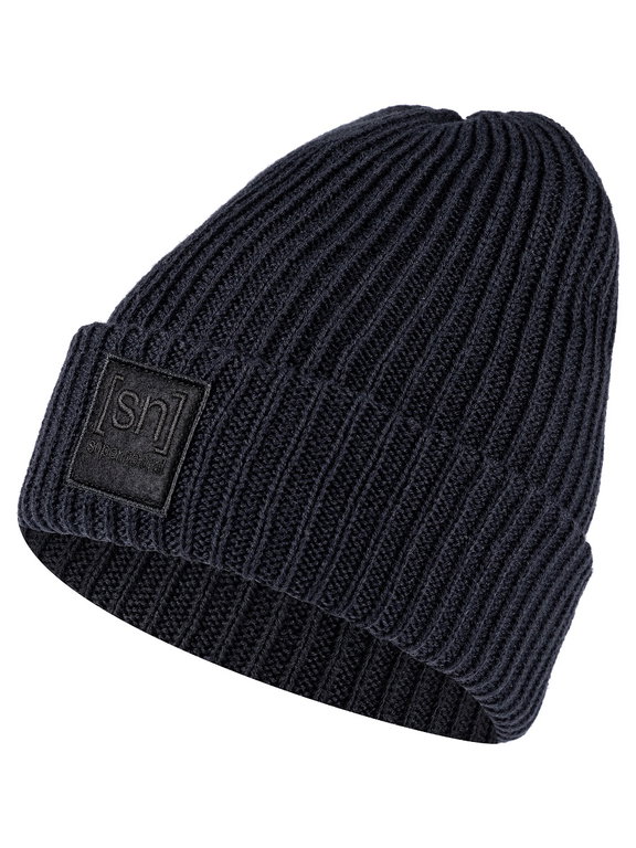 super natural Winter hat Julie Beanie (Merino wool, ideal thermoregulation) black - 1 piece