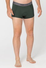 super natural Boxershort Bike Merino Unstoppable Padded (ergonomisches Sitzpolster) dunkelgrün Herren