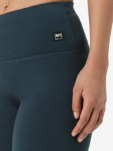 super natural Sporthose Super Tights (Merinowolle, weicher Tragekomfort, atmungsaktiv) enganliegend blau Damen