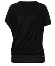super natural Sport-/Freizeitshirt Yoga Loose Tee schwarz Damen