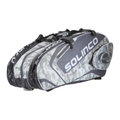 Solinco Racketbag Tour Team Camo (Racket bag, 3 main compartments, thermal compartment, shoe compartment) white 15-pack