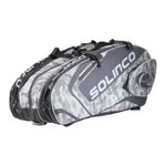 Solinco Racketbag Tour Team Camo (Schlägertasche, 3 Hauptfächer, Thermofach, Schuhfach) weiss 15er