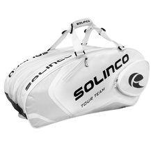 Torba na rakiety Solinco Tour Team Whiteout (torba na rakiety, 3 główne komory, komora termiczna, komora na buty) biała 15
