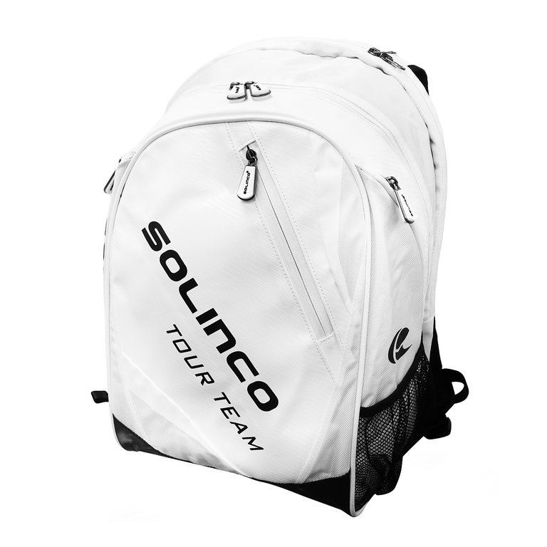 Solinco Rucksack Tour Team Whiteout (Hauptfach, Schlägerfach) weiss