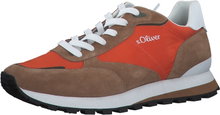 s.Oliver Sneaker 5-13667-20-639 mit Soft Foam - Leder - 2023 orange Herren