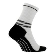 STOX Energy Socks Sports Compression Ankle Socks (targeted compression) white/black men's - 1 pair