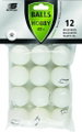 Sunflex Tischtennisball Hobby (Plastikball 40+) weiss 12er Clip-Beutel