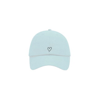 SWFD Basecap Herz Sommer Kappe hellblau - 1 Stück