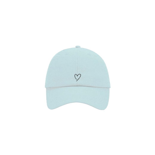 SWFD Basecap Herz Sommer Kappe hellblau - 1 Stück