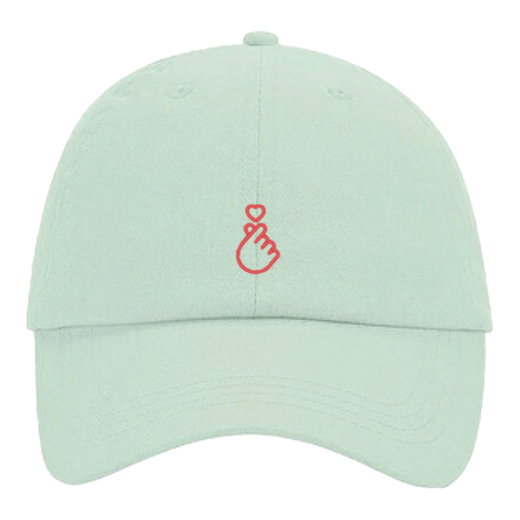 SWFD Basecap Korean Heart Sommer Kappe grün - 1 Stück