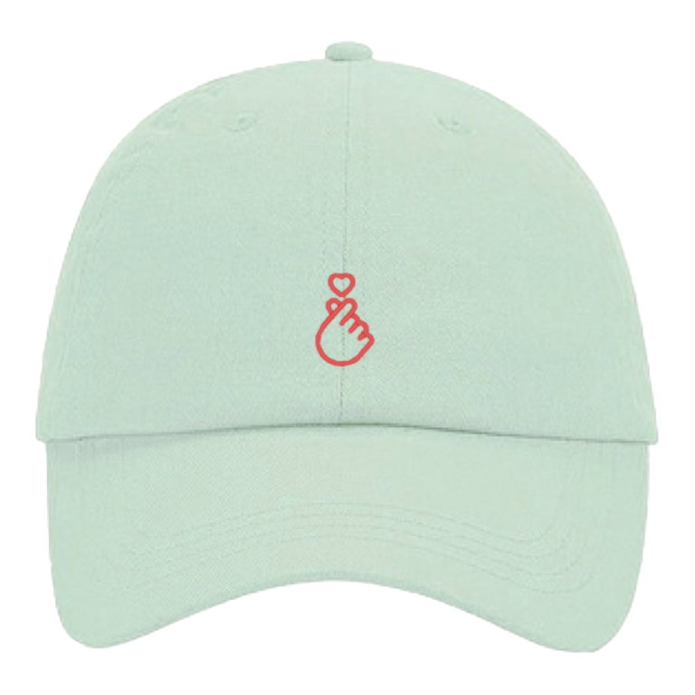 SWFD Basecap Korean Heart Sommer Kappe grün - 1 Stück