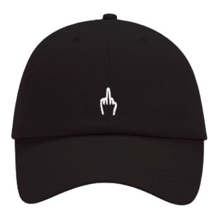 SWFD Basecap Mittelfinger Sommer Kappe schwarz - 1 Stück