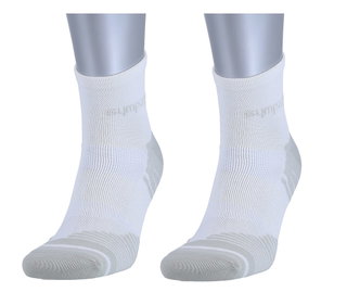 Sympatico Sports Sock Coolmax (Short Sock) white/gray - 2 pairs