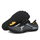 Saguaro Barfussschuhe Fast I (flexible Sohle, breite Zehenbox) schwarz/grau