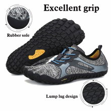 Saguaro Barfussschuhe Fast I (flexible Sohle, breite Zehenbox) grau