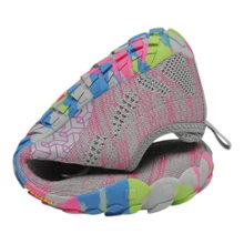 Saguaro Barfussschuhe Smart II (flexible Sohle, breite Zehenbox) grau/pink