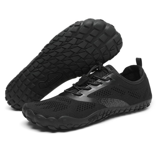 Saguaro Barfussschuhe Smart I (flexible Sohle, breite Zehenbox) schwarz