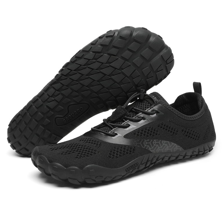 Saguaro Barfussschuhe Smart I (flexible Sohle, breite Zehenbox) schwarz