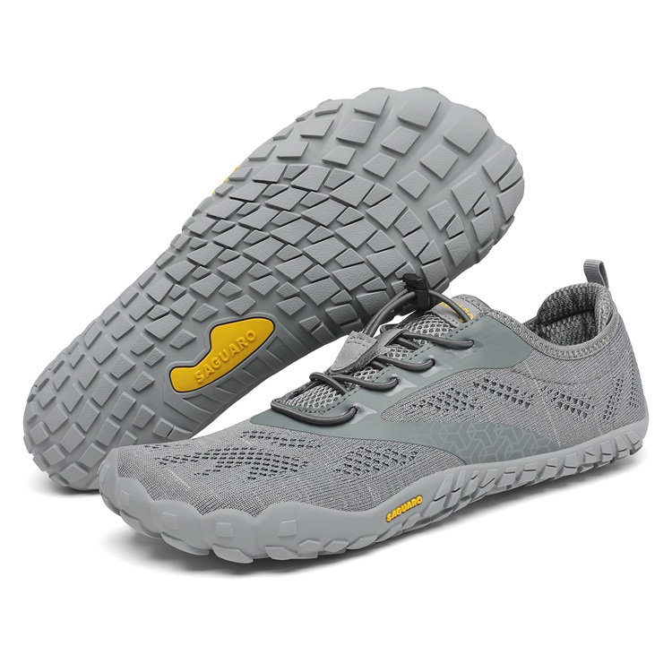 Saguaro Barfussschuhe Smart I (flexible Sohle, breite Zehenbox) grau