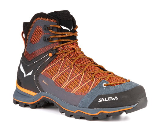 Salewa Wanderschuhe Mtn Trainer Lite Mid GTX (Trekking, wasserdicht) orange/schwarz Herren