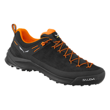 Salewa Wanderschuhe Wildfire Leather (Zustieg, Wildleder) schwarz Herren