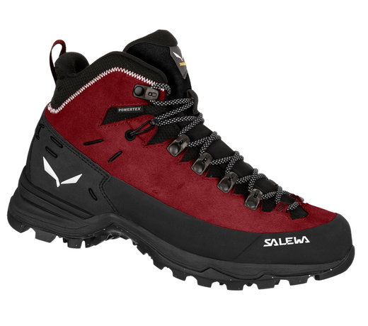 Salewa Winter Hiking Shoes Alp Mate Winter Mid WP (waterproof) black/red Women
