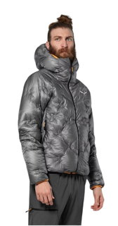 Salewa Winter Down Jacket NXT RDS Down (very warm, lightweight, compactly stowable) grey/black men's