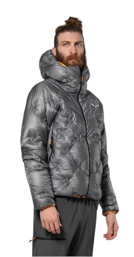 Salewa Winter-Daunenjacke NXT RDS Down (sehr warm, leicht, kompakt verstaubar) grau/schwarz Herren
