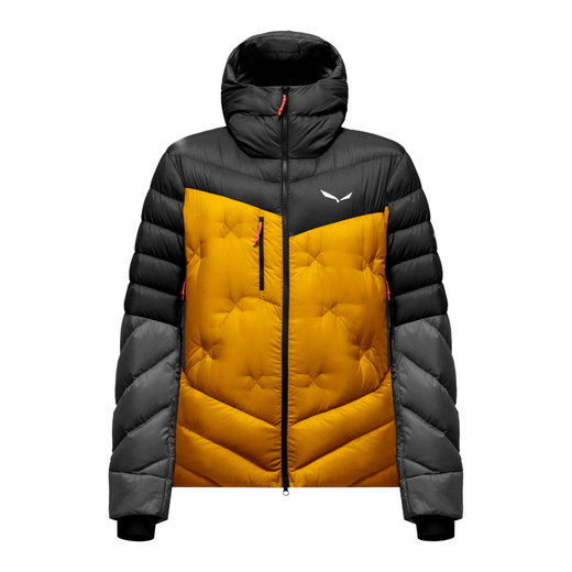 Salewa Daunenjacke Ortles Medium 4 RDS (warm, komprimierbar) schwarz/gold Herren