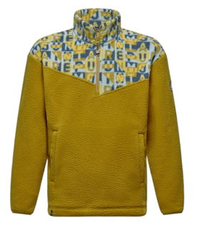 Salewa Fleecejacke Eagle Anniversary Half Zip (warm, weiches Material) olive/goldgelb Herren