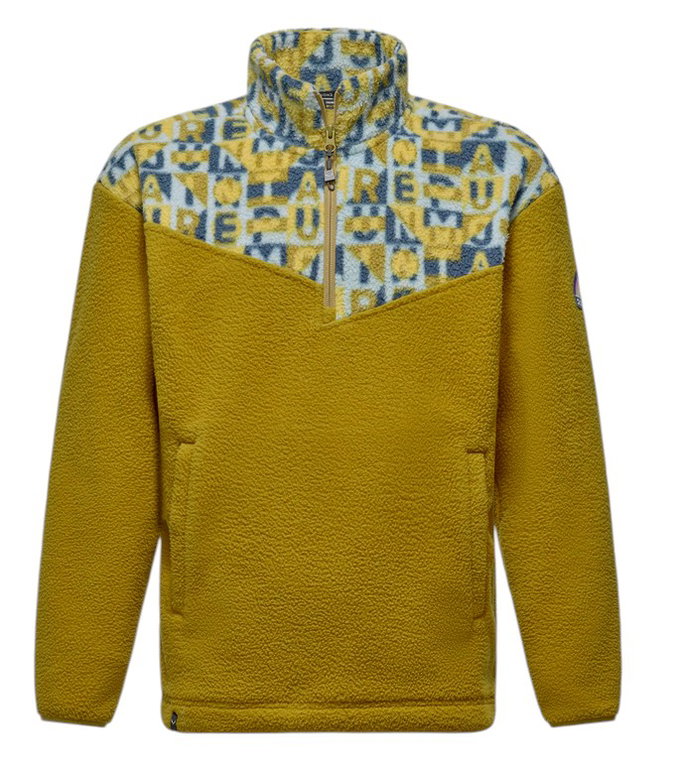 Salewa Fleecejacke Eagle Anniversary Half Zip (warm, weiches Material) olive/goldgelb Herren