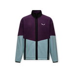 Salewa Fleecejacke Fanes Full-Zip (warm, Flauschige Textur) violett/hellblau Herren