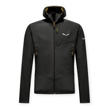 Salewa Fleecejacke Ortles Fleece Pro Hooded (warm, , 4-Wege-Stretch, winddicht) schwarz Herren