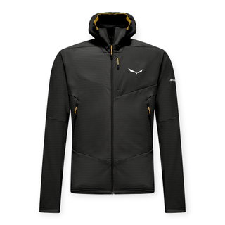 Salewa Fleecejacke Ortles Fleece Pro Hooded (warm, , 4-Wege-Stretch, winddicht) schwarz Herren