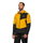 Salewa Fleecejacke Ortles Fleece Pro Hooded (warm, 4-Wege-Stretch, winddicht) goldgelb/schwarz Herren