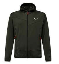 Salewa Fleece Jacket Puez Altavia Polarlite HD (with hood, soft material) olive/green men's