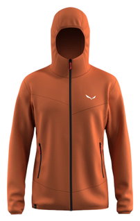 Salewa Fleecejacke Puez Altavia Polarlite HD (mit Kapuze, weiches Material) braun Herren