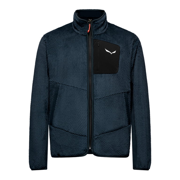 Salewa Fleecejacke Puez Warm Full-Zip (Winterfleece, 2-Wege-Stretch) blueberry Herren