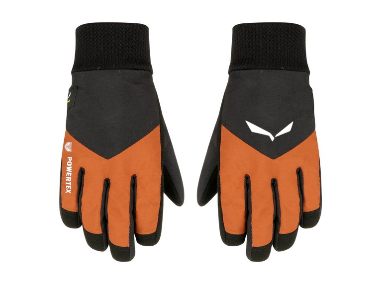 Salewa Winterhandschuhe Kids PTX/TWR (wasserdicht und atmungsaktiv) schwarz/braun Kinder