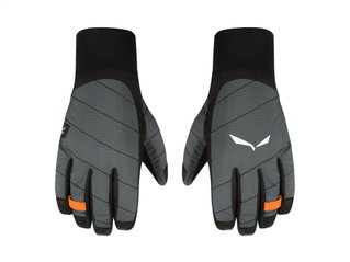 Salewa Winterhandschuhe Ortles Twr - warm, winddicht und atmungsaktiv - schwarz/grau Herren