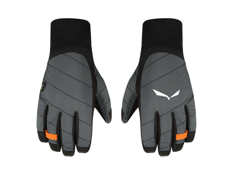 Salewa Winterhandschuhe Ortles Twr - warm, winddicht und atmungsaktiv - schwarz/grau Herren