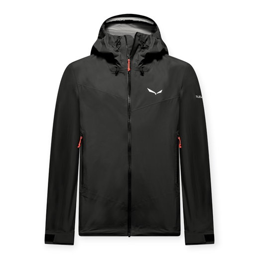Salewa Wander-Hardshelljacke Ortles PTX 3L (wasserdicht, winddicht) schwarz Herren