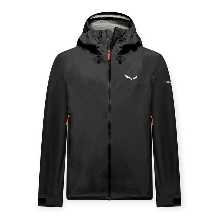 Salewa Wander-Hardshelljacke Ortles PTX 3L (wasserdicht, winddicht) schwarz Herren
