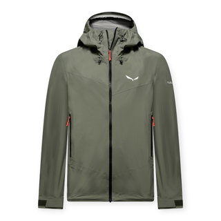 Salewa Ortles PTX 3L Hiking Hard Shell Jacket (waterproof, windproof) green men's